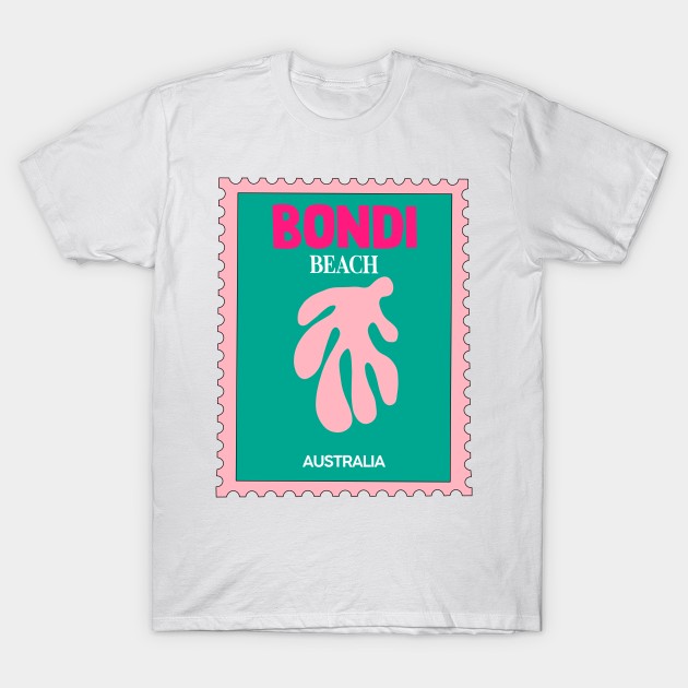 Bondi Beach Stamp T-Shirt by gdm123